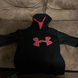 Women’s black and pink hoodie